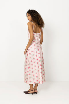 Eila Print Dress - Lt. Pink Mix