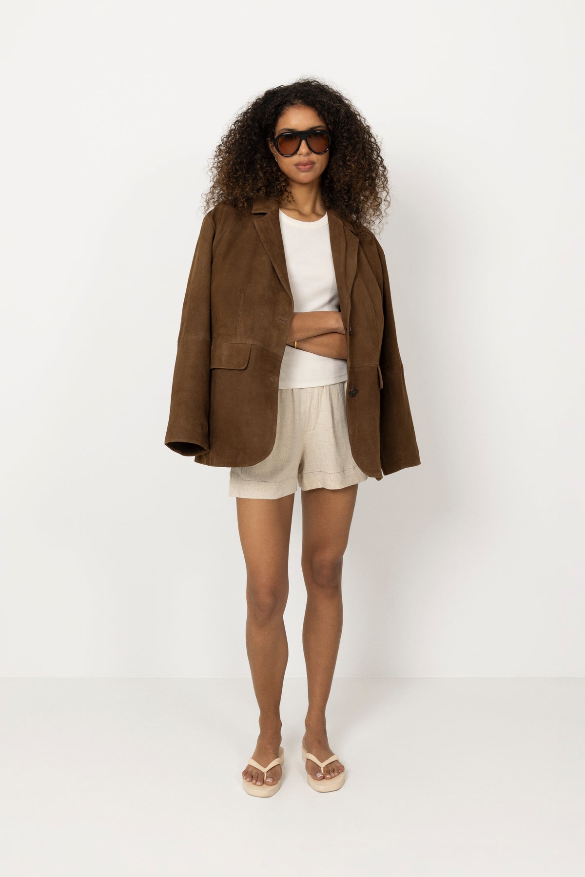 Relaxed Summer Shorts - Ecru