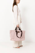 Bang Stripe Tote Bag - Pink Mix