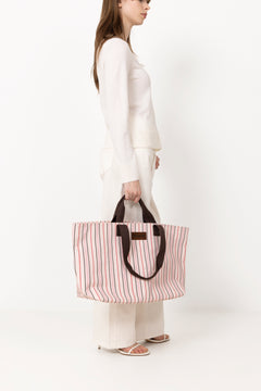 Bang Stripe Tote Bag - Pink Mix
