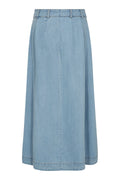 Tillycc Anya Pleat Skirt - Fade Denim