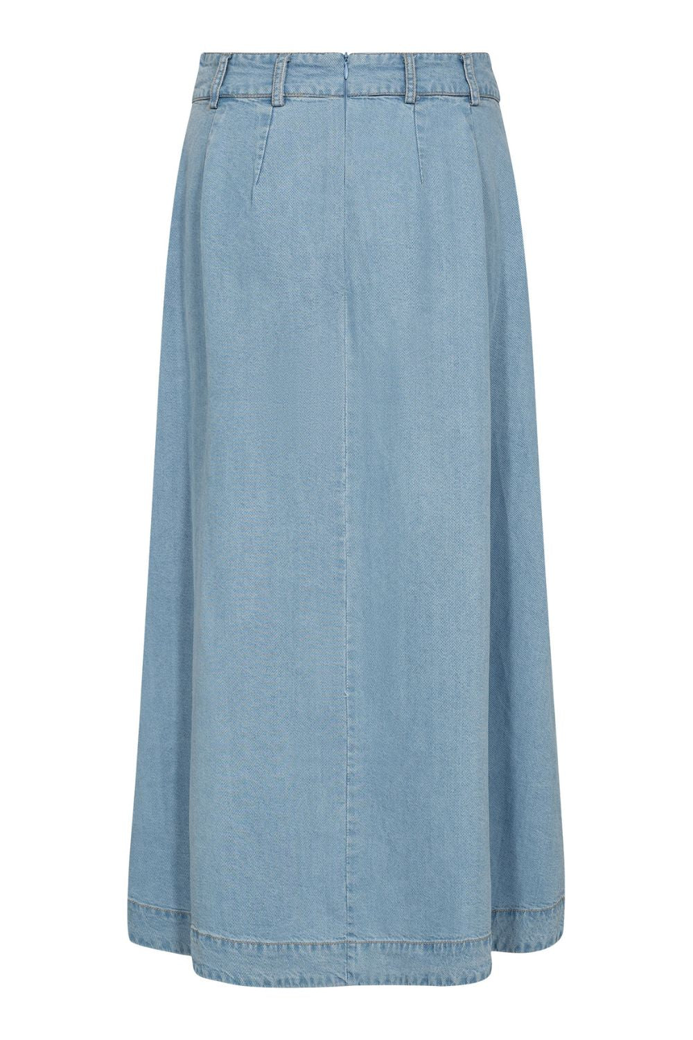 Tillycc Anya Pleat Skirt - Fade Denim