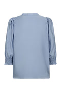 Callumcc Lace Puff V-Shirt - Pale Blue