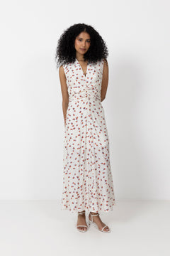 Mariscc Flower Dress - Off White