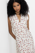 Mariscc Flower Dress - Off White