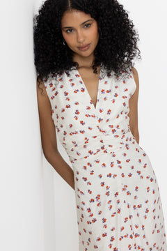 Mariscc Flower Dress - Off White