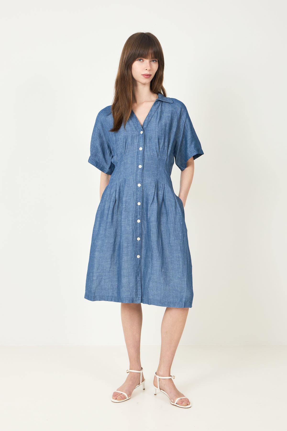 Betinepw Dress - Blue Chambray