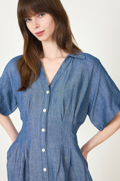 Betinepw Dress - Blue Chambray