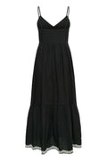 Biannapw Dress - Black W Offwhite Emb