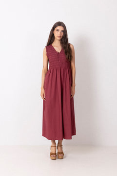 Borgnettepw Dress - Burnt Russet