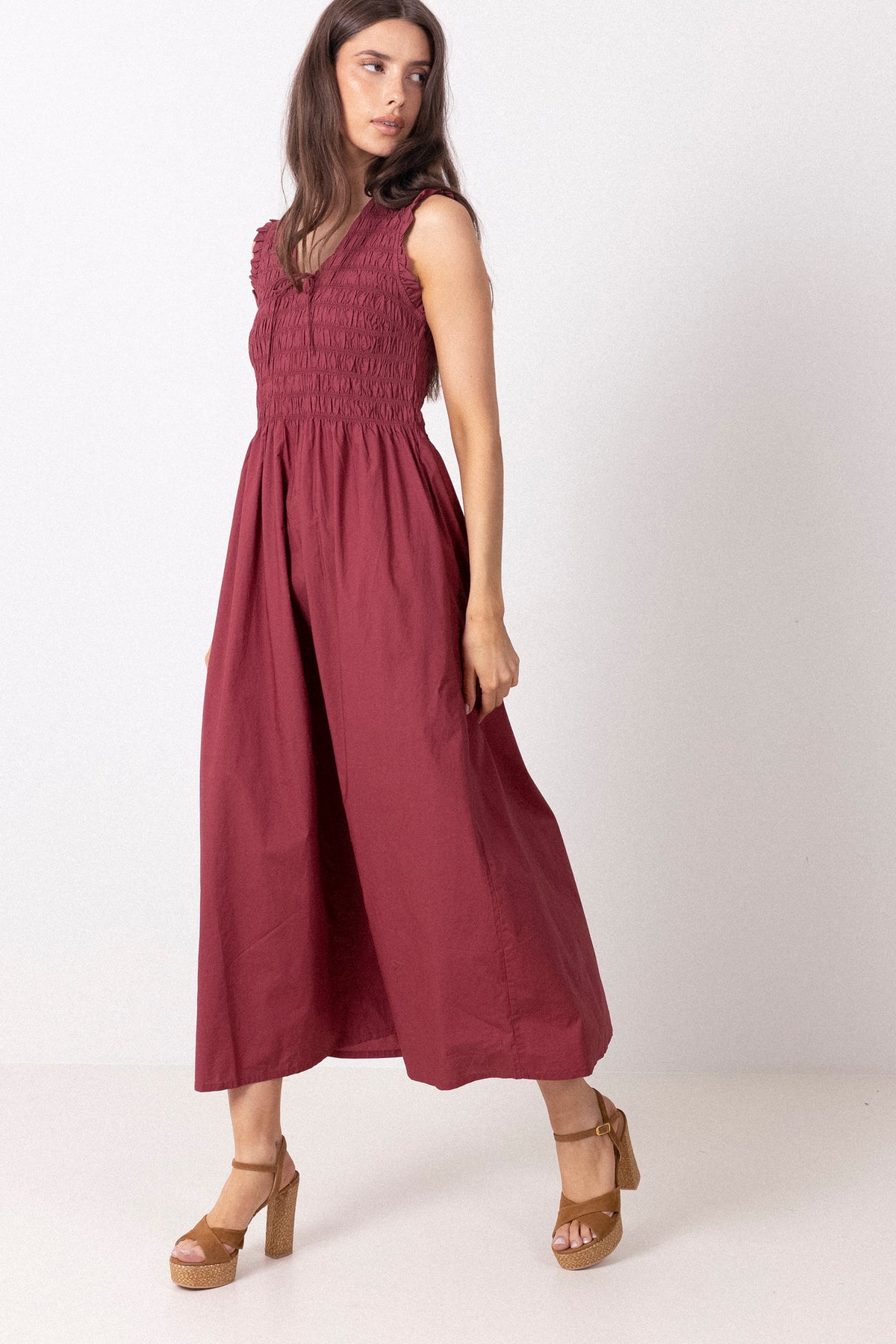 Borgnettepw Dress - Burnt Russet