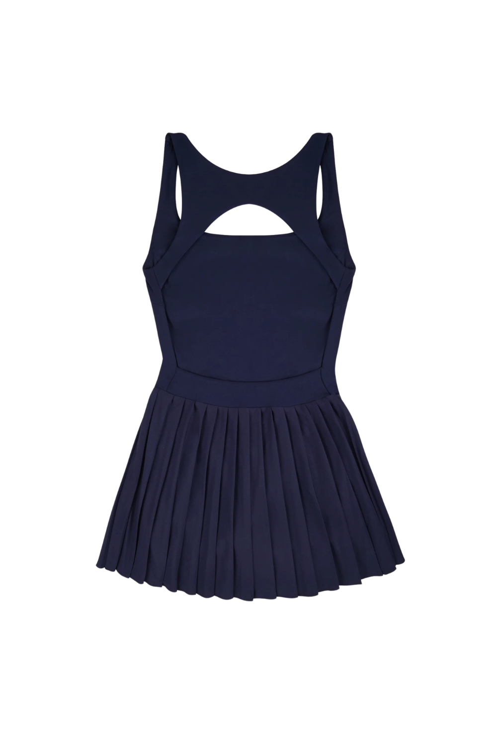 Signature Logo Court Dress - Dark Navy/White