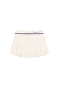 Signature Logo Abigail Skirt - Ecru/Dark Navy