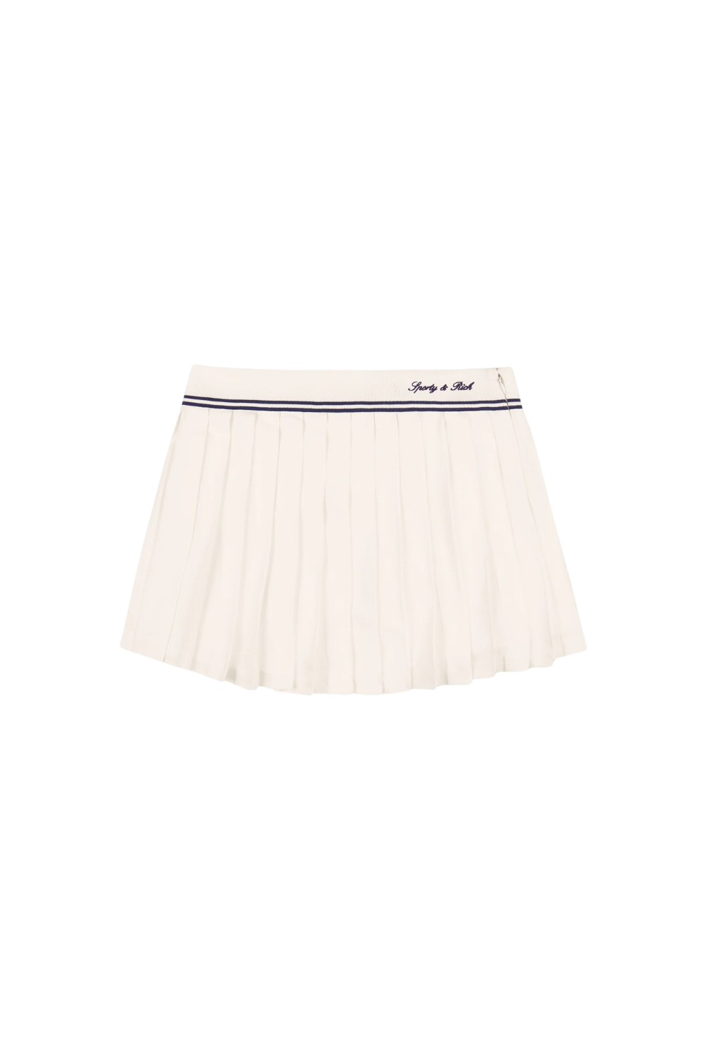Signature Logo Abigail Skirt - Ecru/Dark Navy