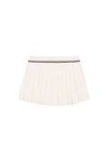Signature Logo Abigail Skirt - Ecru/Dark Navy