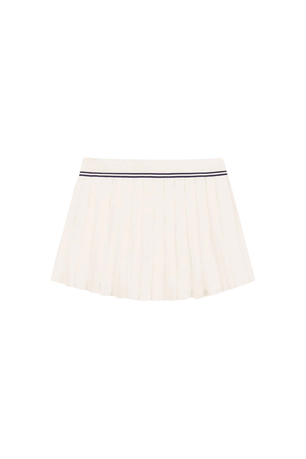 Signature Logo Abigail Skirt - Ecru/Dark Navy