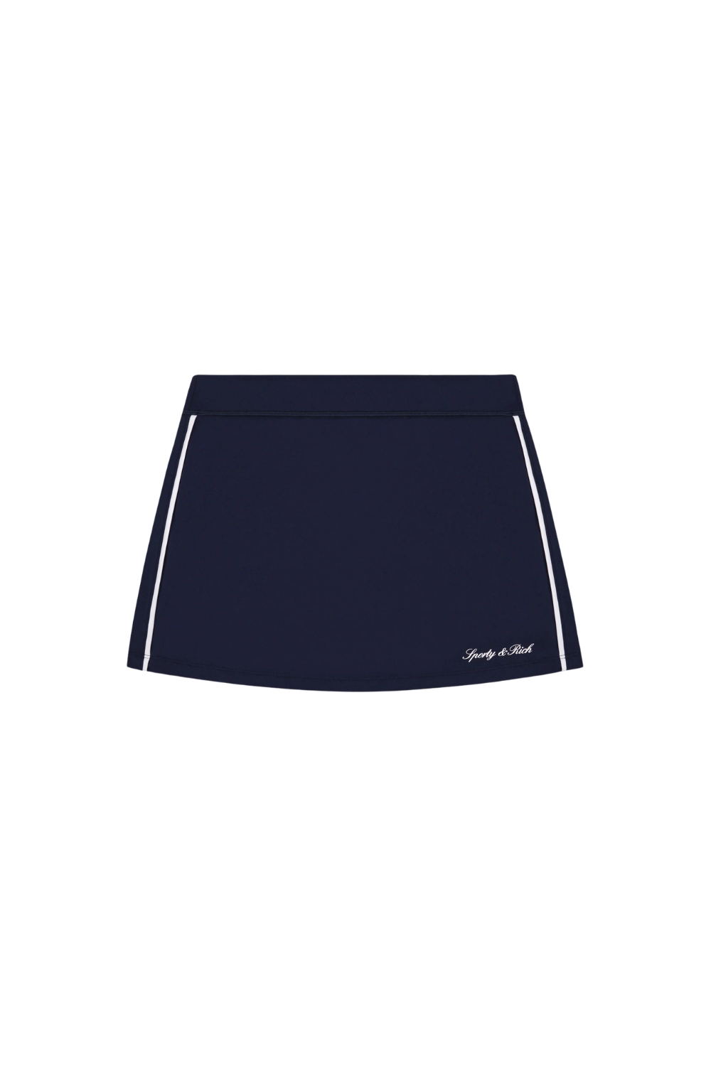Signature Logo Court Skirt - Dark Navy/White