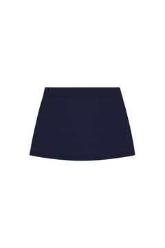 Signature Logo Court Skirt - Dark Navy/White