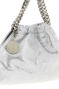 Falabella Mini Drawstring Bag - Silver W/Palladium Color Chain