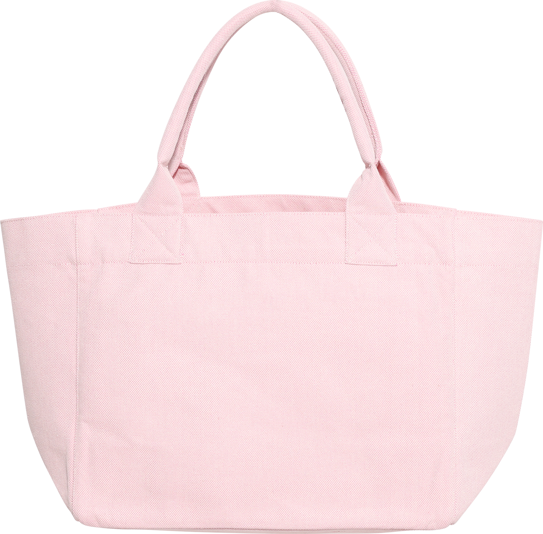 Medium Trapeze Shopper Raspberry Print - Egret