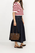 Posy Small Recycled Suede - Chicory Coffee