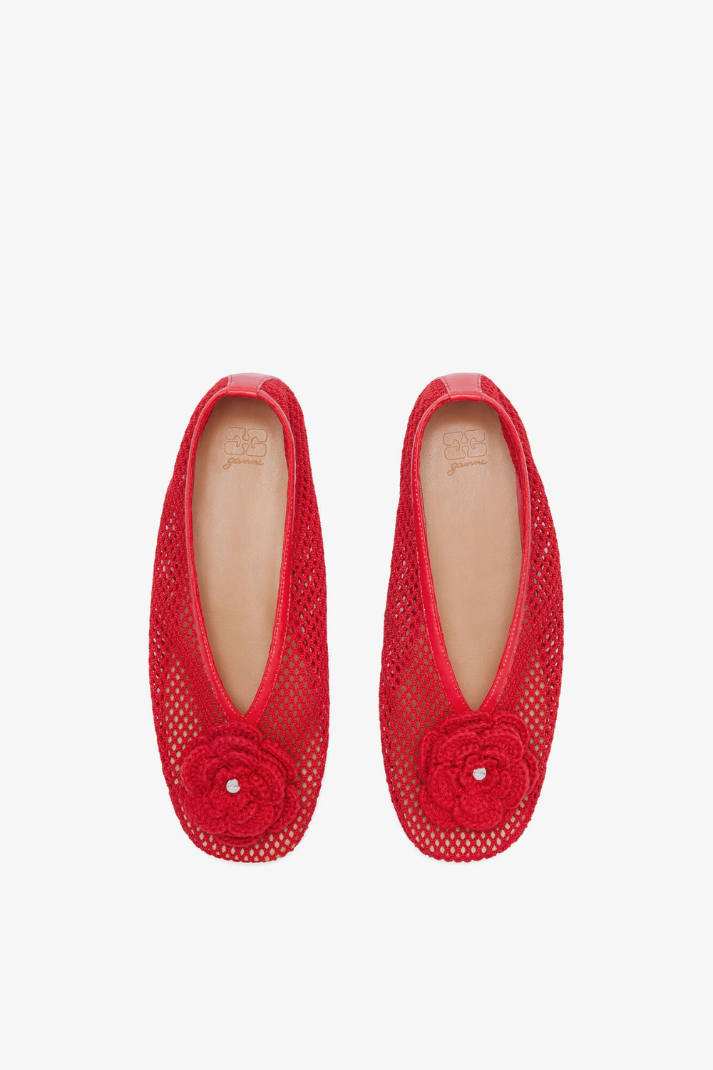 Jenny Ballerina Mesh Flower - Goji Berry