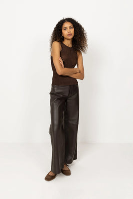 Silvigz Top - Deep Brown Metallic