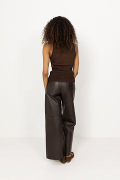 Silvigz Top - Deep Brown Metallic