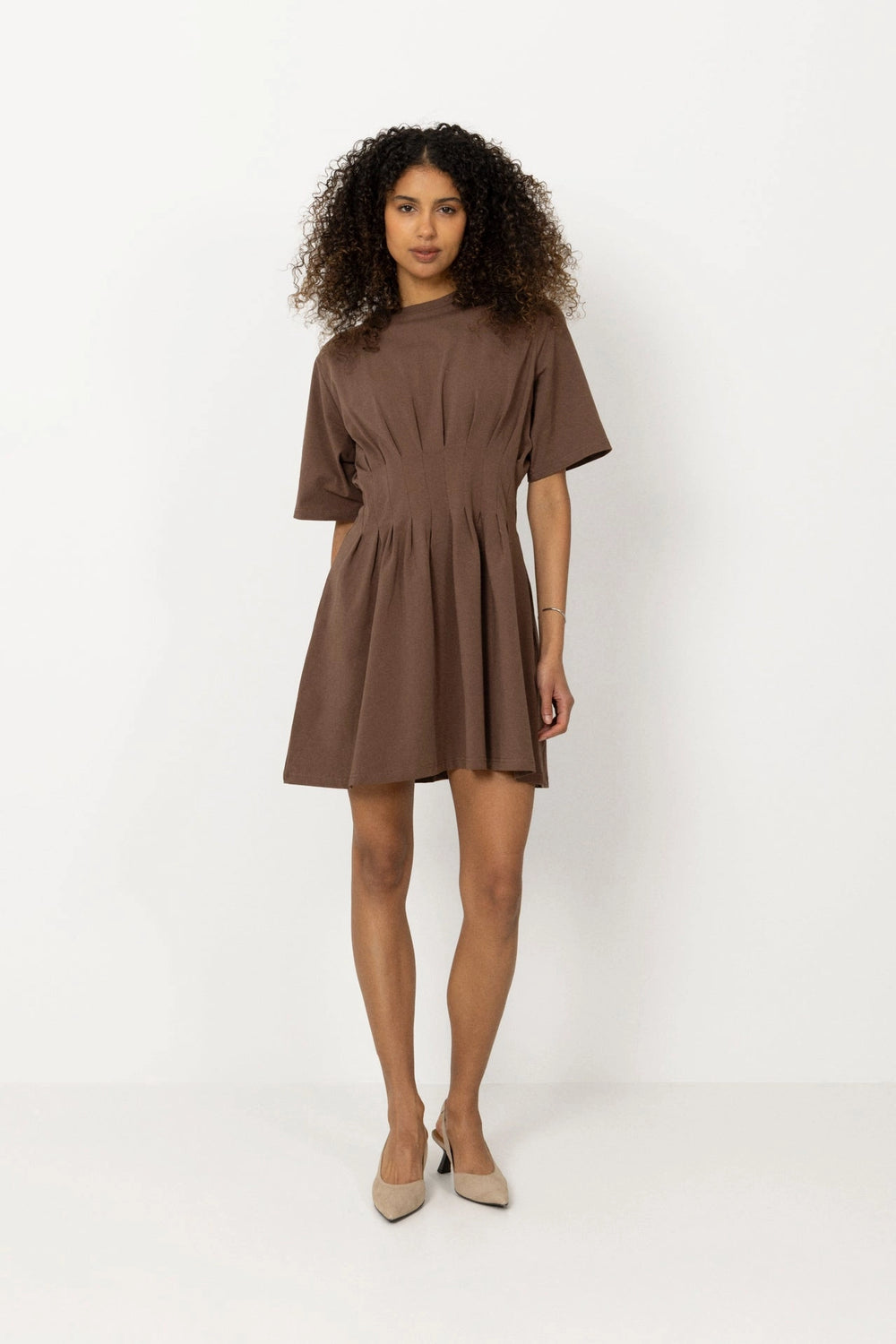 Gzinez Short Dress - Rain Drum