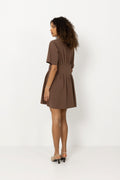Gzinez Short Dress - Rain Drum