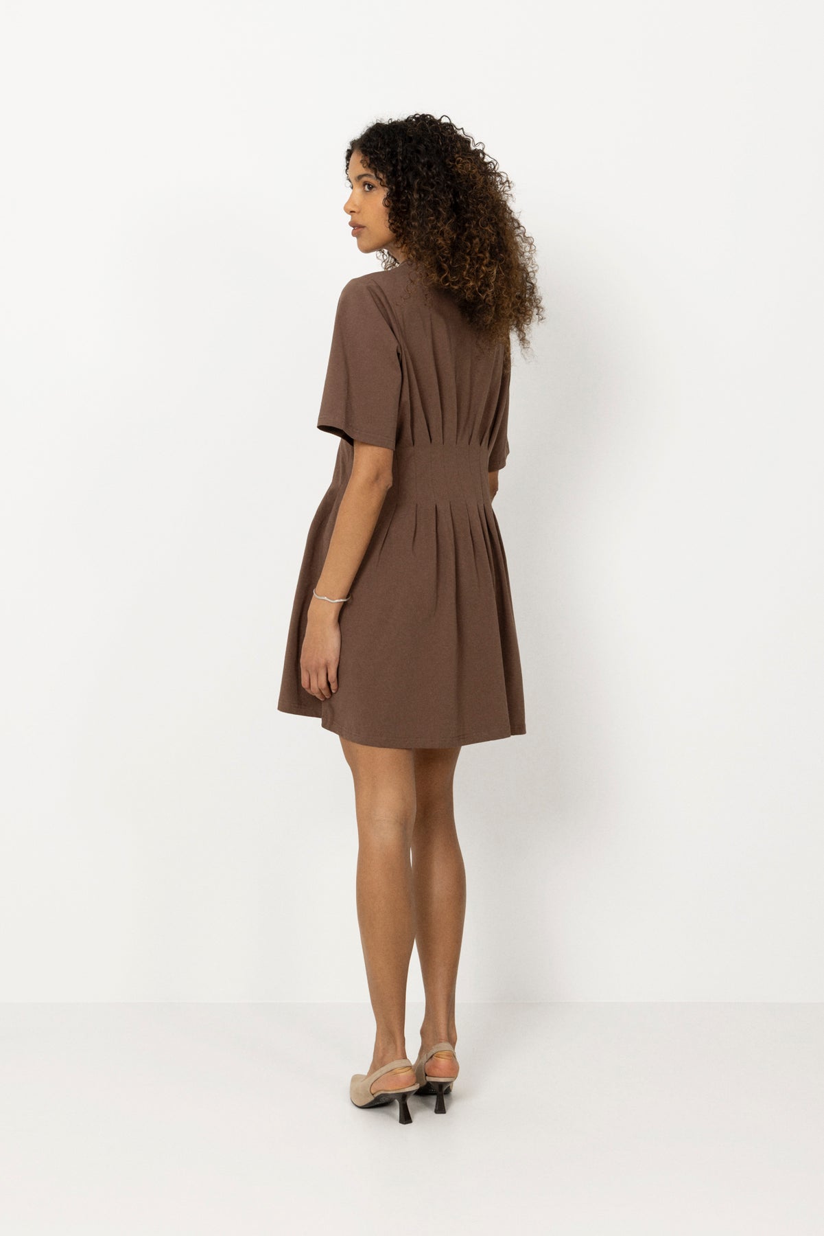 Gzinez Short Dress - Rain Drum