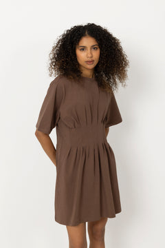 Gzinez Short Dress - Rain Drum