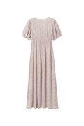 N-Lilith Ss Maxi Dress - Dolley Pink Print