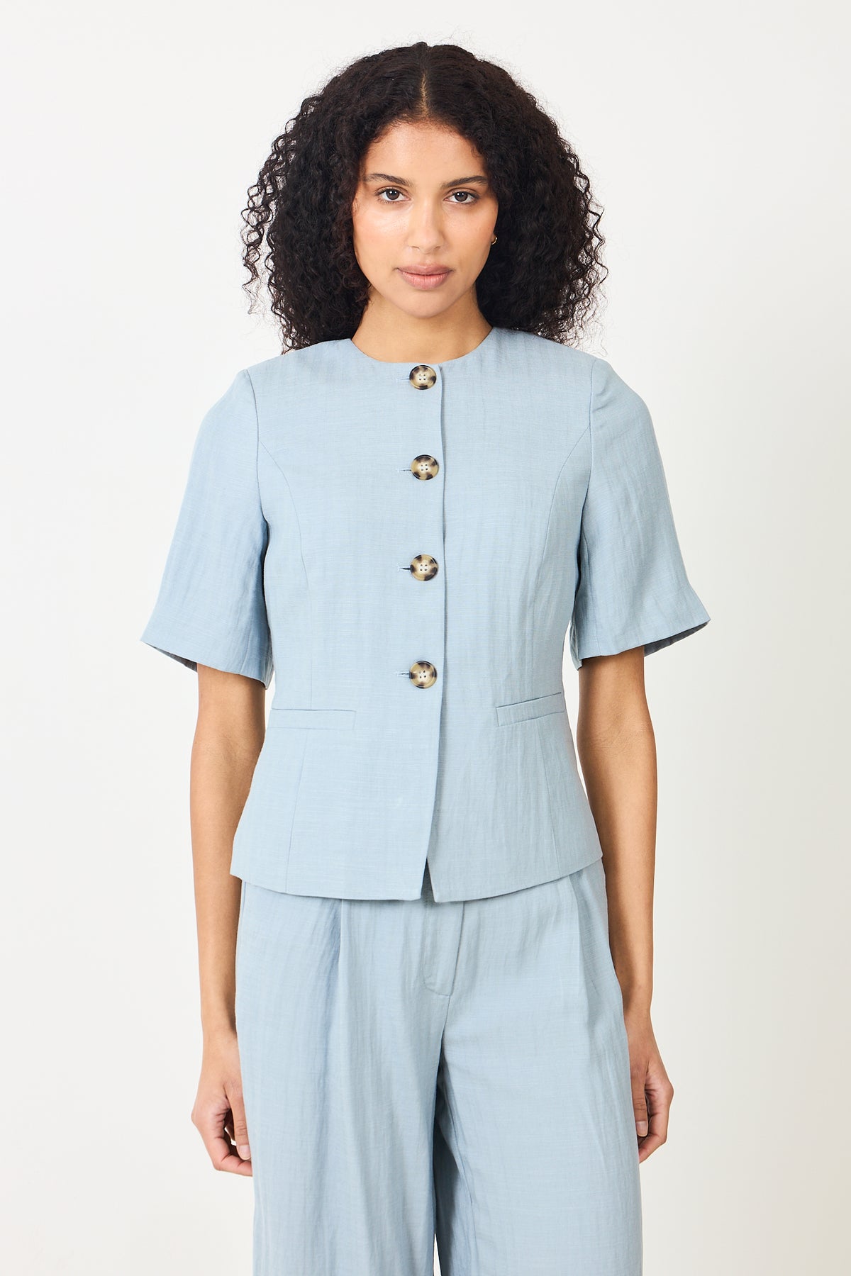 N-Kasaundra Blazer - Dove Blue