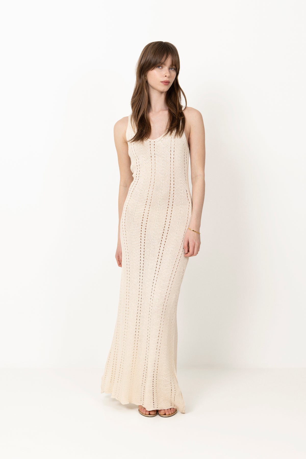 N-Marissa Knit Dress - Offwhite