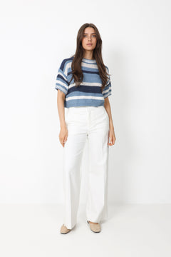 N-Marian Knit - Daya Blue Stripe