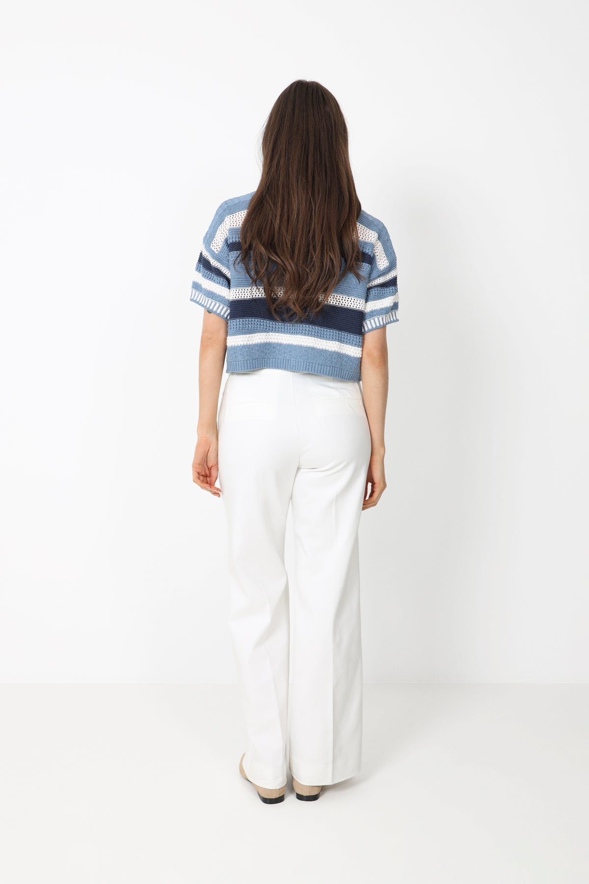 N-Marian Knit - Daya Blue Stripe