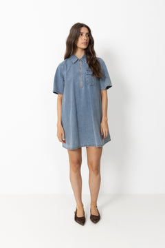 N-Jozie Z Dress - Vintage Blue Wash
