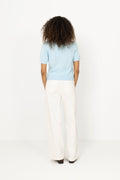 N-Maxine Ss Knit - Air Blue
