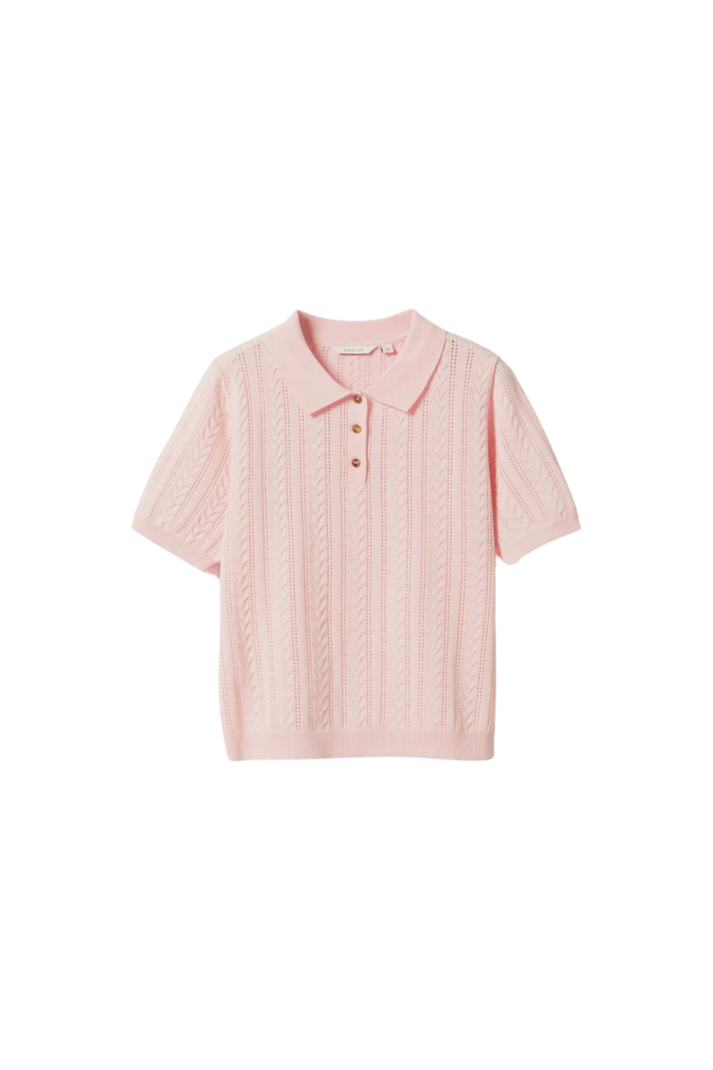N-Mecca Knit Polo - Baby Pink