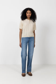 N-Mecca Knit Polo - Ivory