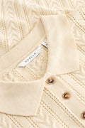 N-Mecca Knit Polo - Ivory