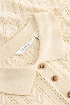 N-Mecca Knit Polo - Ivory