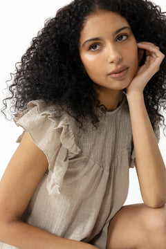 N-Maura Blouse - Grey Ivory