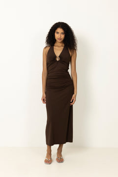 N-Maryn Dress - Chocolate