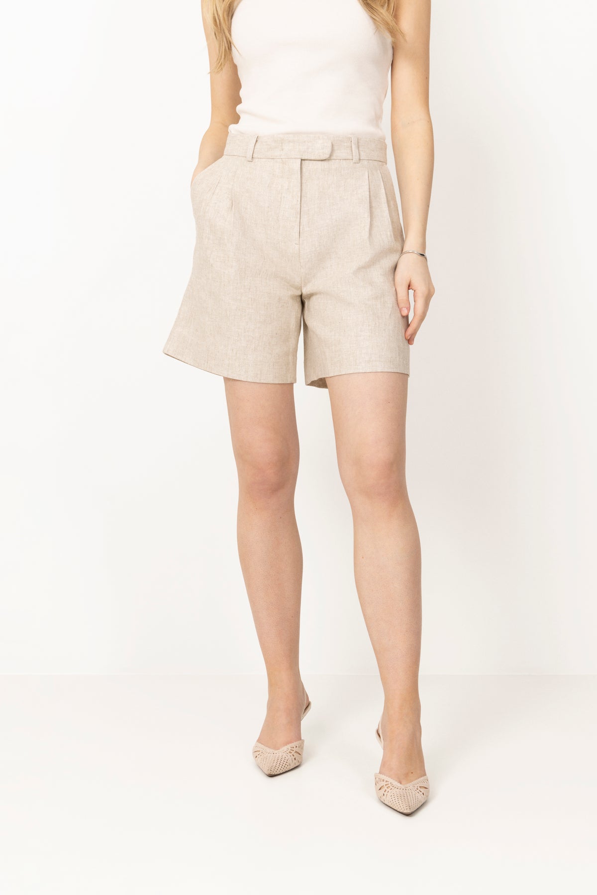 Daria Shorts - Sand Melange