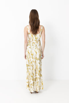 Anna Dress - Yellow Mimosa Print