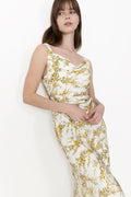 Anna Dress - Yellow Mimosa Print
