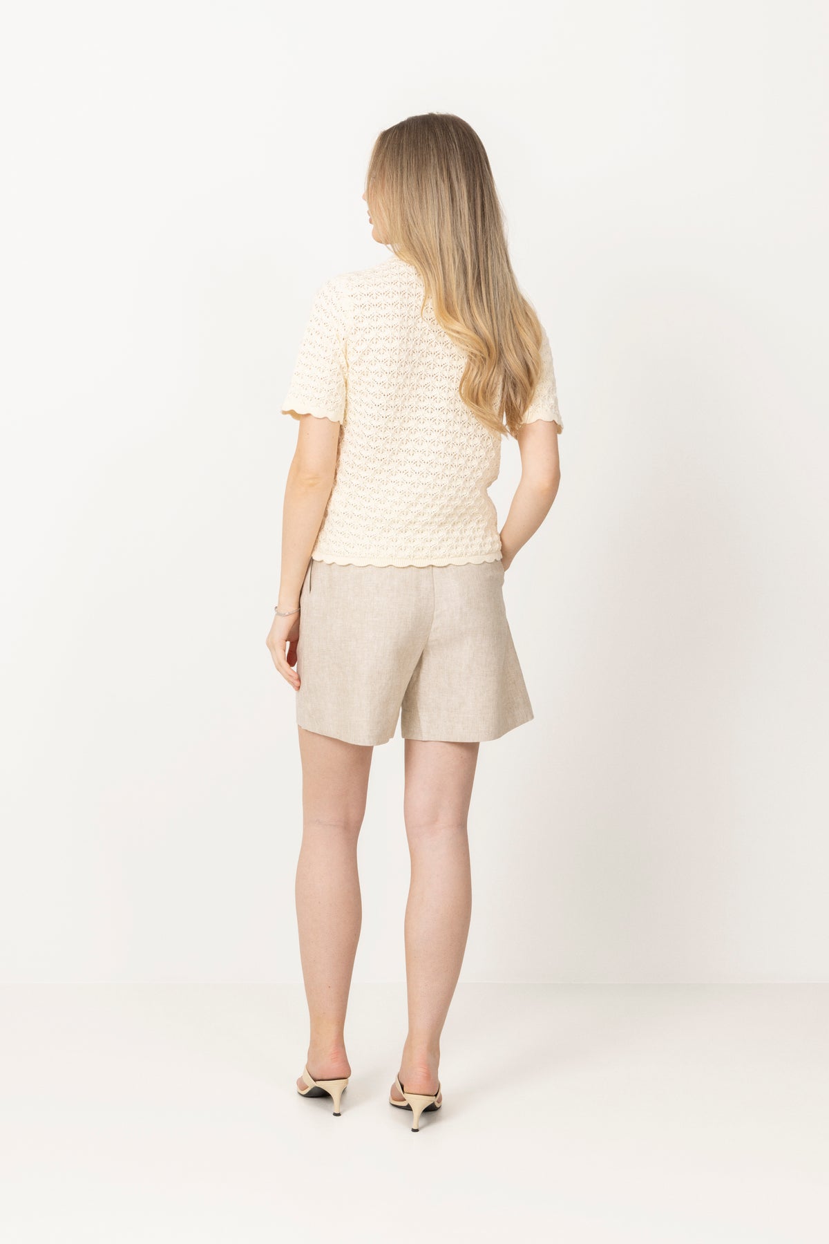 Gwen Knit Tee - Cream
