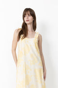 Zaha Dress - Yellow Floral Print